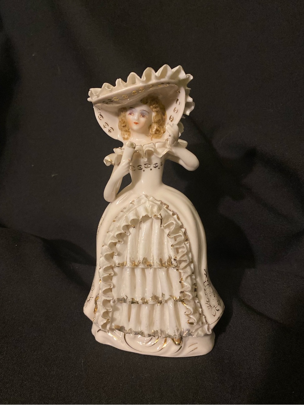 Antique Lefton Porcelain Lady Made in Occupied Japan